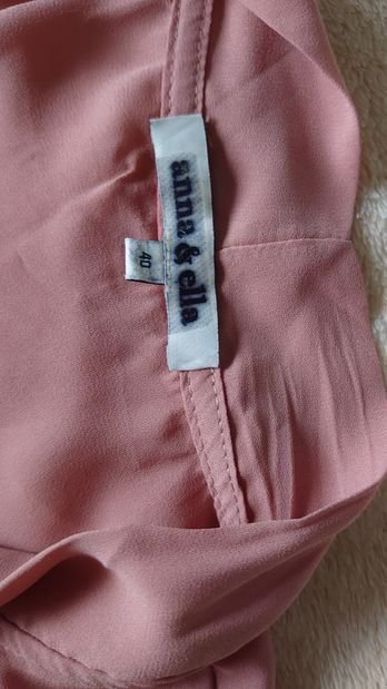 Bluse Shirt rosa anna & ella Größe 40 Sommer Frühling