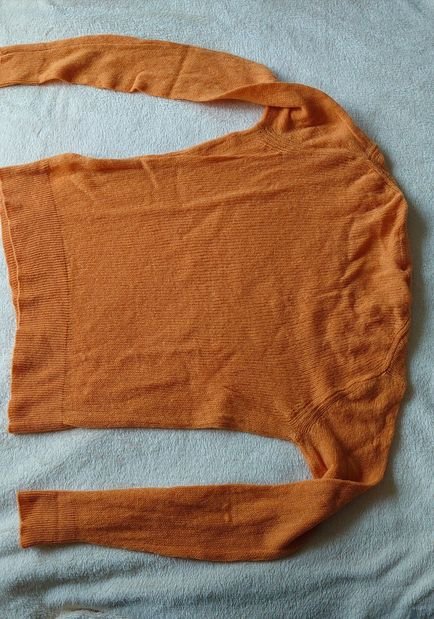 Pullover Peter Hahn 100 % Kaschmir orange  Größe 40
