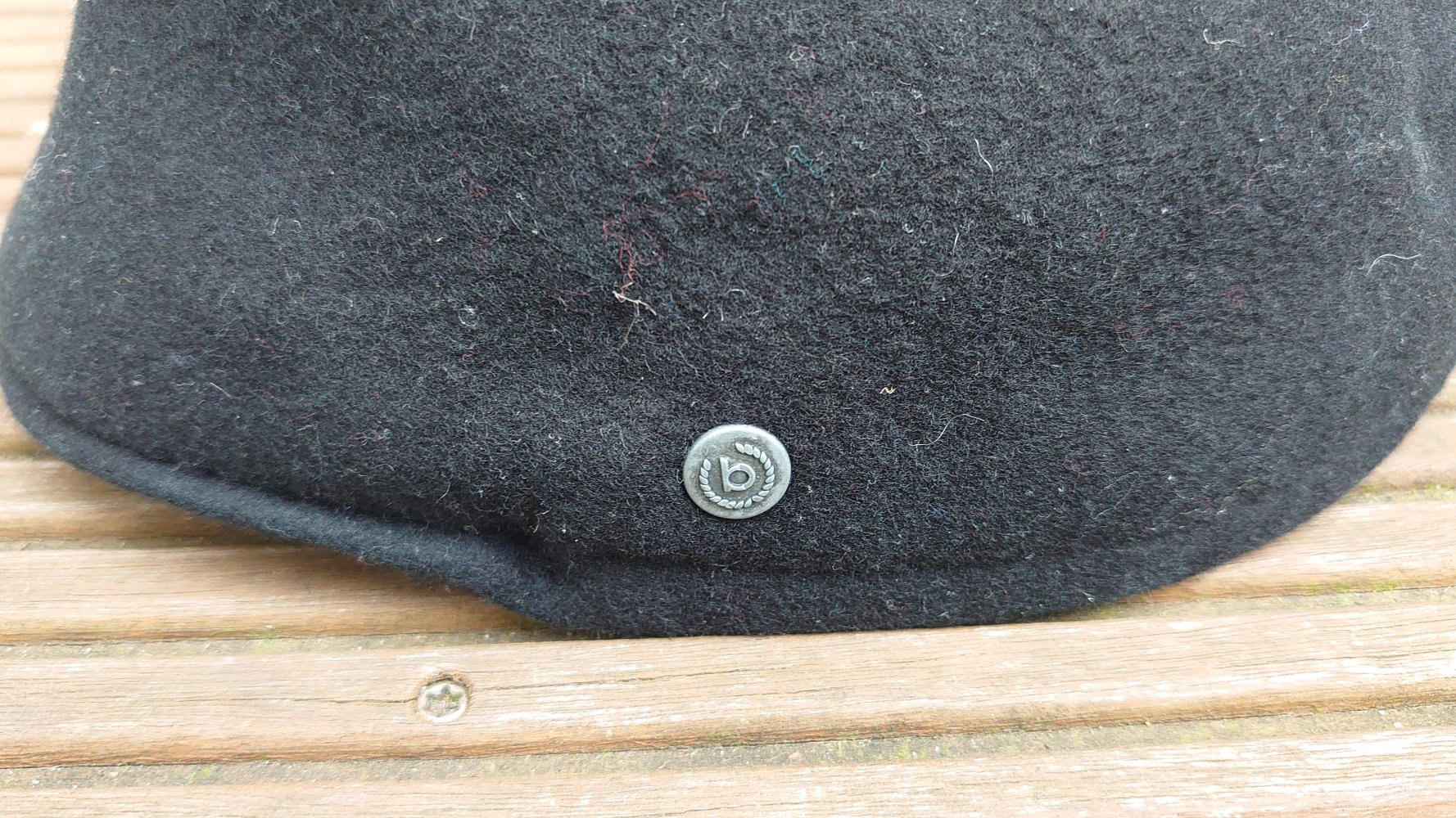 Hut Mütze  Bugatti  Schwarz  Wolle  Größe 57 / M 