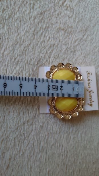 Ohrringe Ohrstecker Fashion Jewelry gold gelb Neu