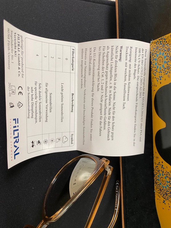Sonnenbrille Neu FILTRAL braun