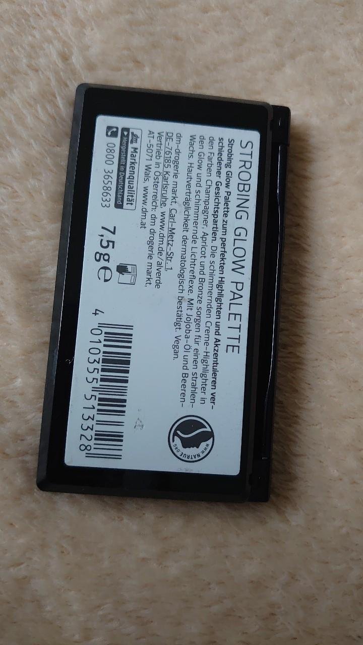 Schminke Alverde dm Glow Palette