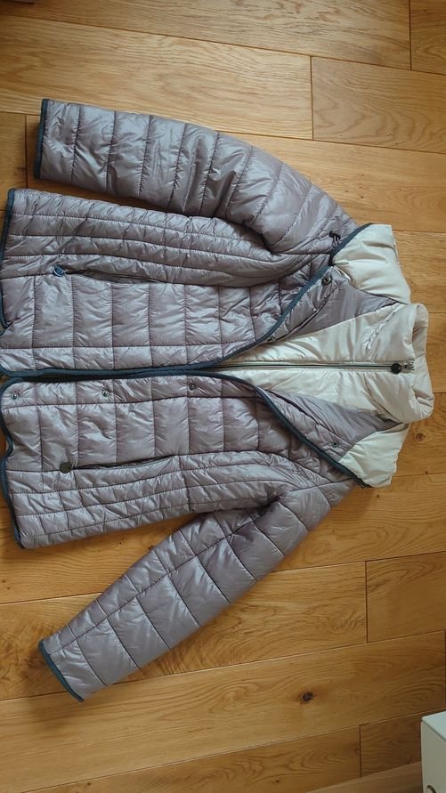 Jacke Steppjacke  Frühling  Heine B.C. Best Connections beige creme  Größe 40 