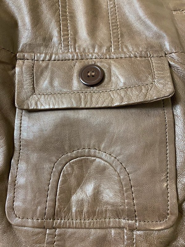 Lederjacke Jacke Mandarin Größe 40 Leder