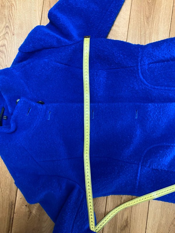 Outdoor Jacke royalblau Winter Barbara Lebek 42 Wolle