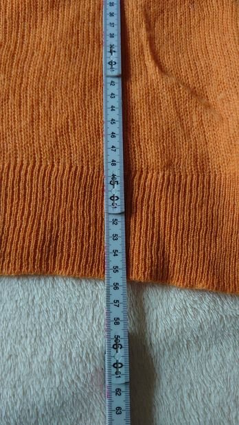 Pullover Peter Hahn 100 % Kaschmir orange  Größe 40