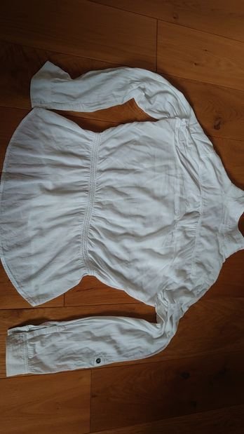 Bluse  H&M Divided weiß creme  Größe 40 Vintage YK2 