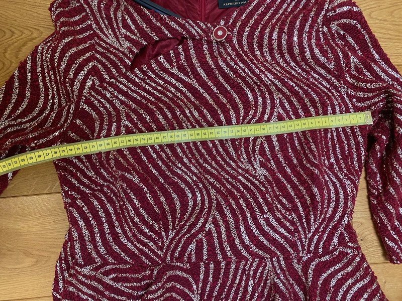 Kleid mit Schößchen Alfredo Pauly Größe 42 