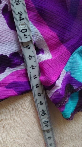 Shirt Bluse Alison Paris Sommer Frühling bunt YK2 Festival Hippie Boho Größe 40
