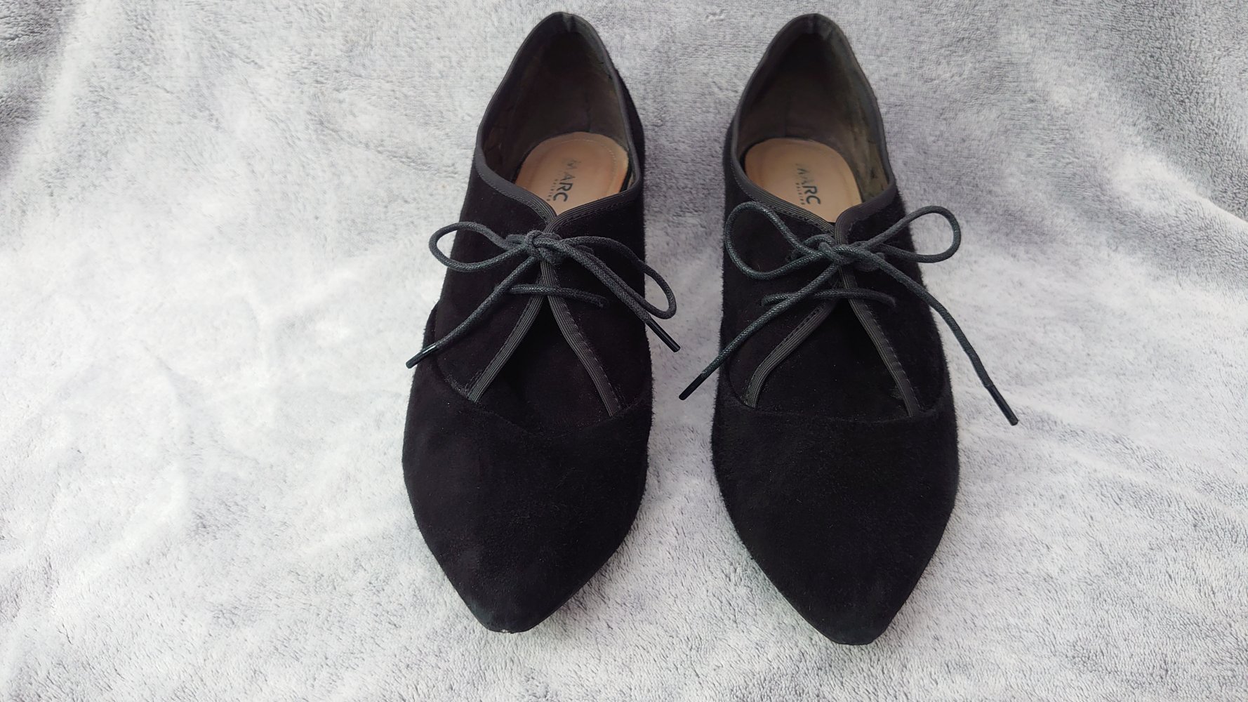 Schuhe Absatzschuhe Leder Wildleder Marc Art of Walking schwarz Größe 8 (41) 