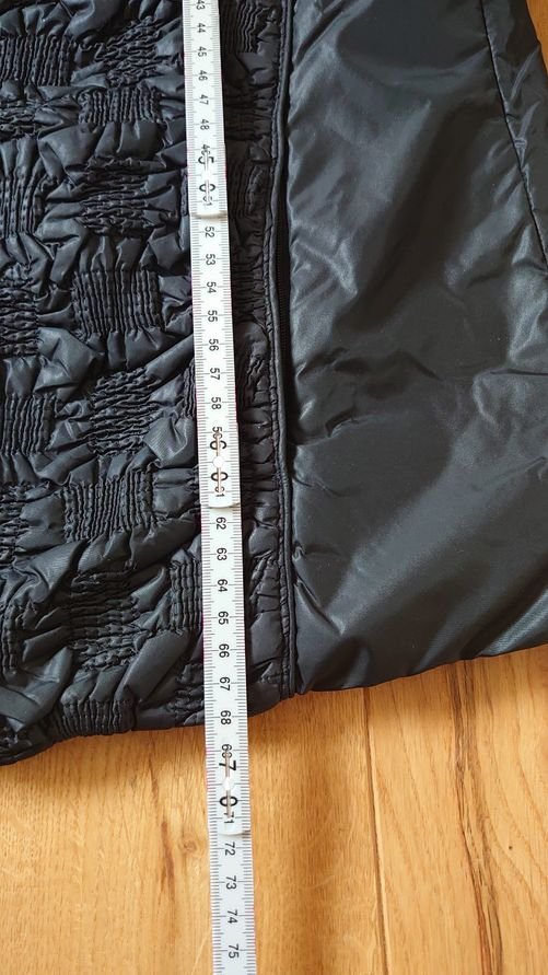 Jacke Frühling Fell Vintage YK2 schwarz braun dünne Jacke Größe 40/42 