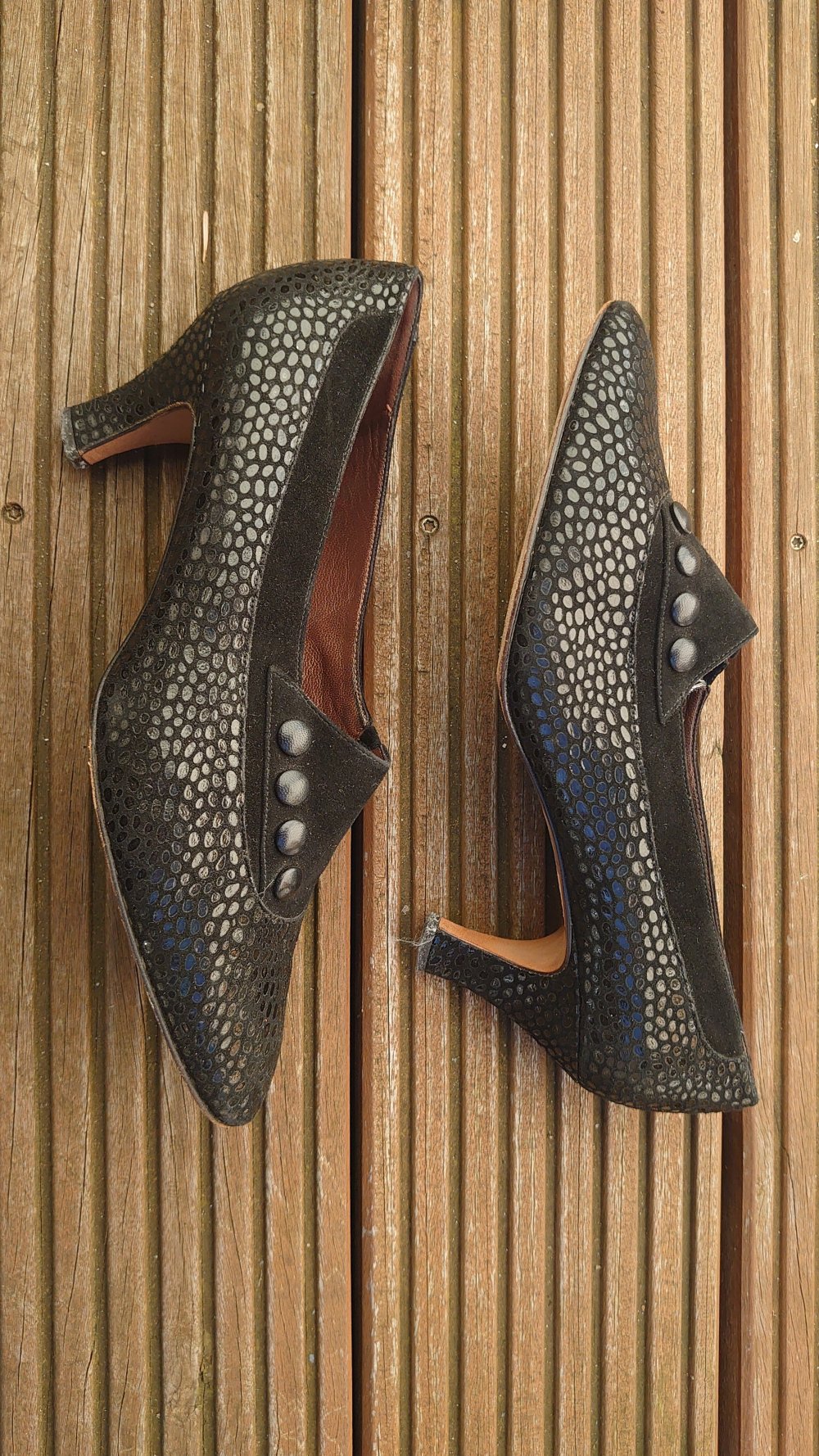 Schuhe Absatzschuhe Pumps schwarz Peter Kaiser Vintage Größe 7,5 (40,5) 