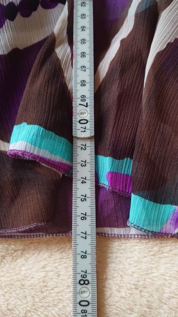 Shirt Bluse Alison Paris Sommer Frühling bunt YK2 Festival Hippie Boho Größe 40
