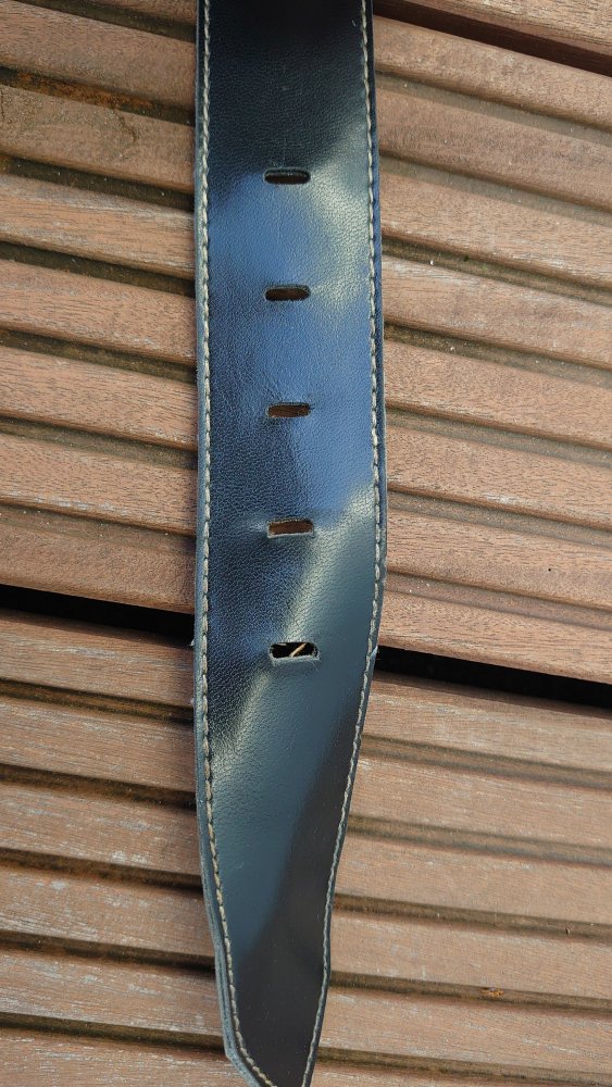 Gürtel Vintage Retro Schwarz Grün Kaki Gold 81 cm