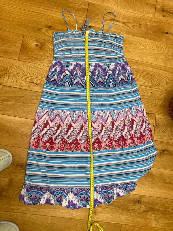 Kleid Sommerkleid von Heine Größe 40 Leichtes Sommerkleid, Oben Gummizug, reine Baumwolle