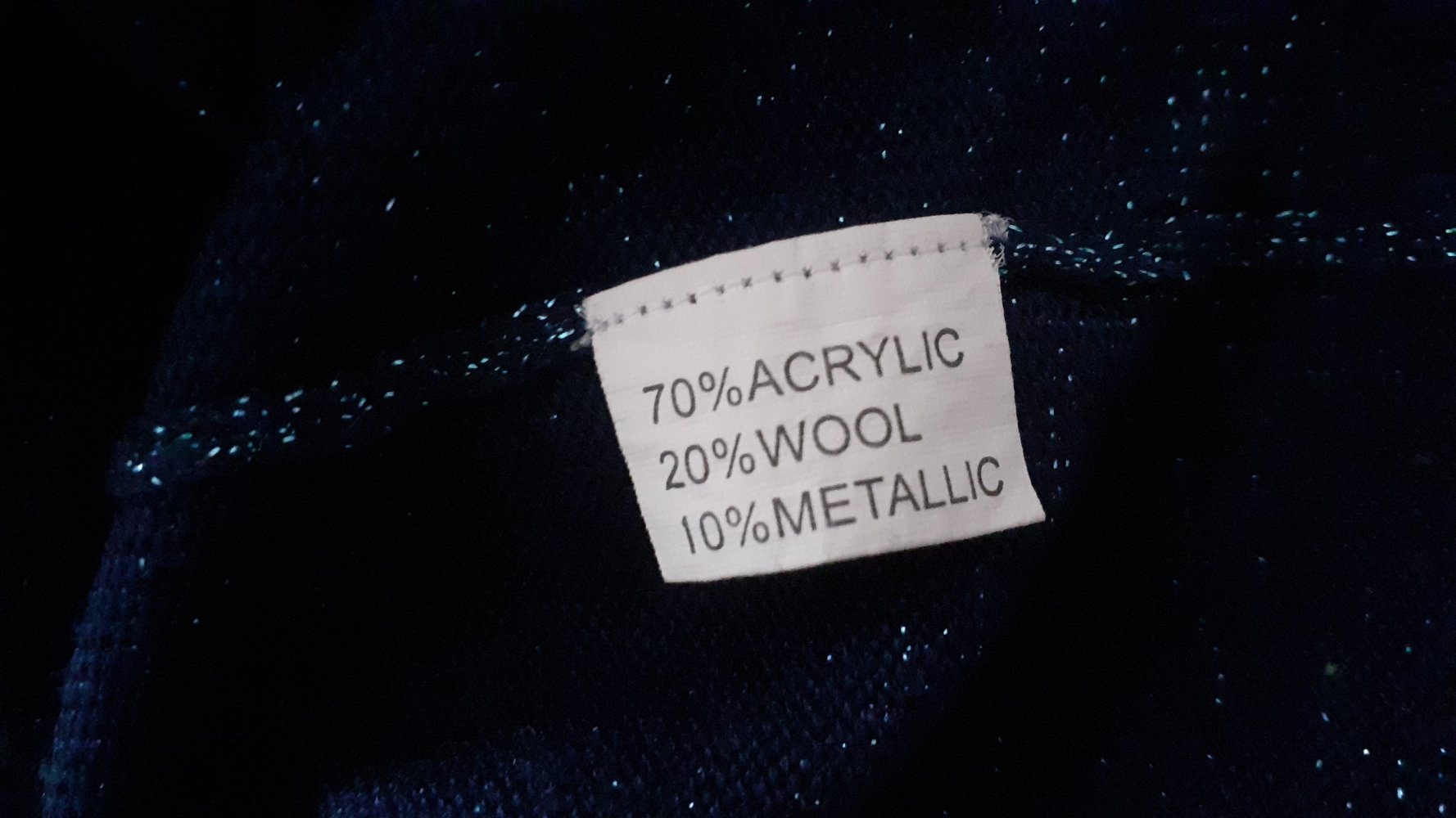 Pullover mit Glitzer und Pailetten Gr. M