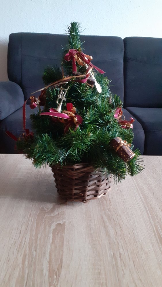 zu verschenken Kleiner Tannebaum künstlich