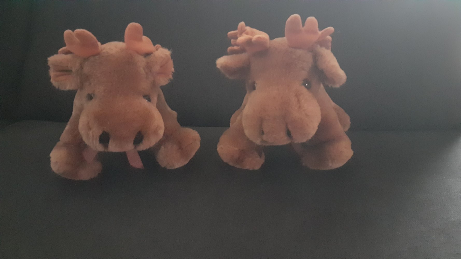 2x Stofftier Elch von Paget Trading