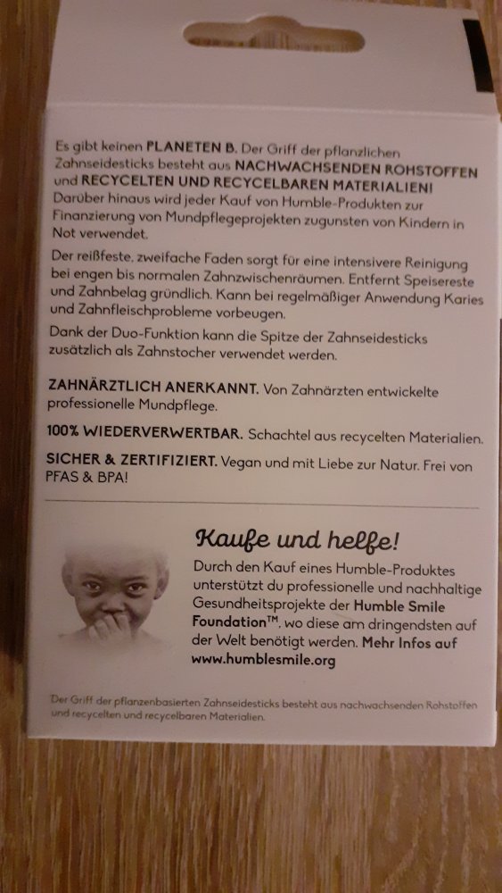 Zahnseidesticks Neu