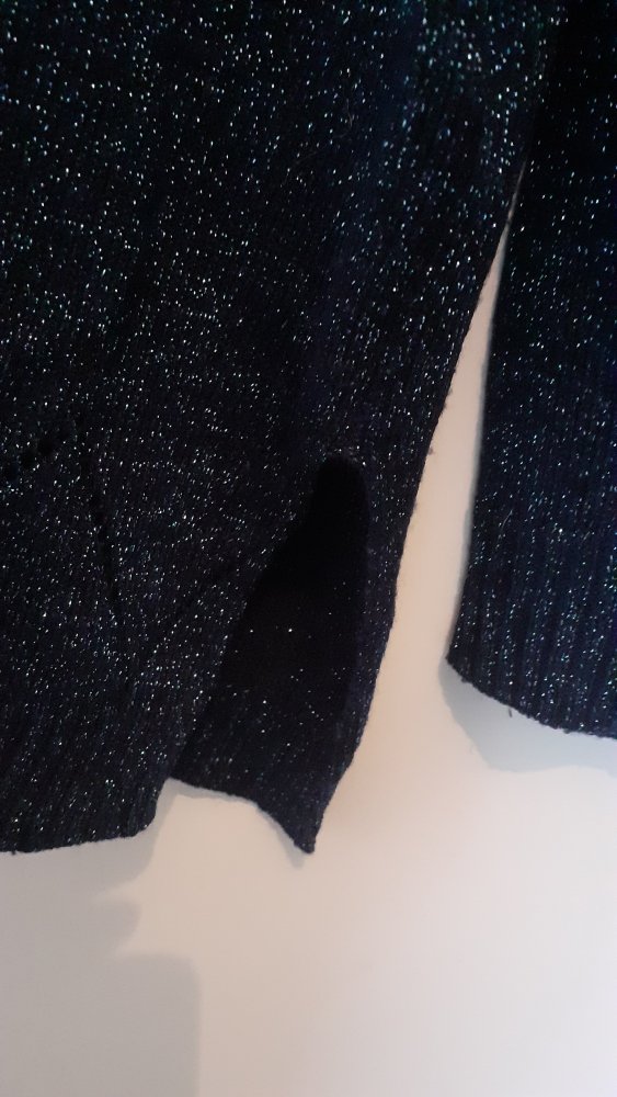 Pullover mit Glitzer und Pailetten Gr. M