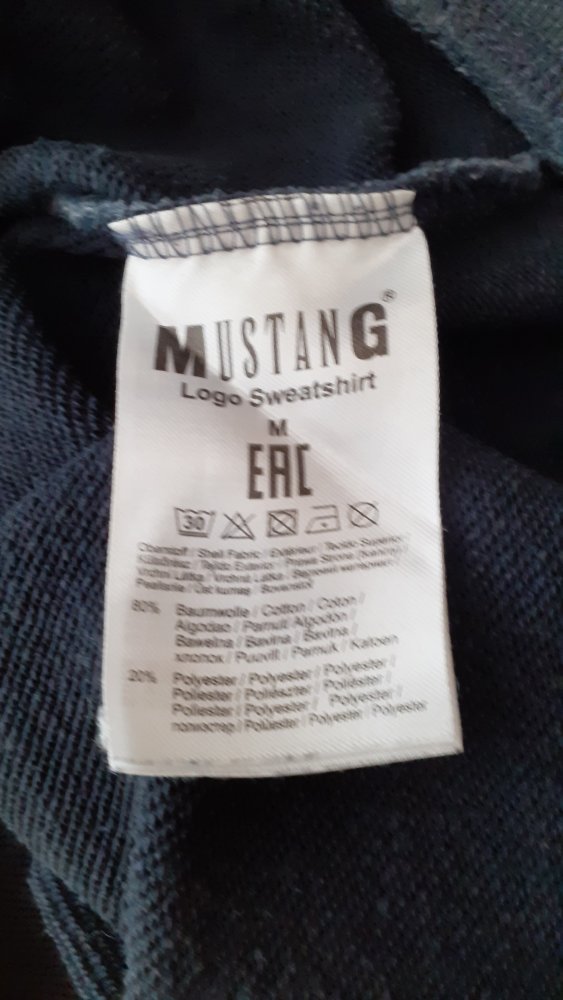 Mustang Sweatshirt Gr. M