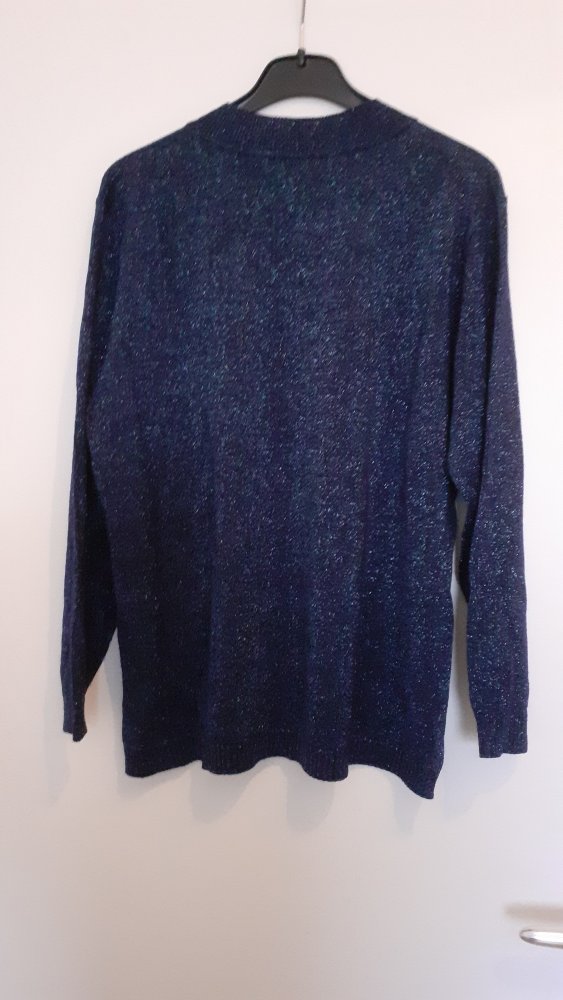 Pullover mit Glitzer und Pailetten Gr. M