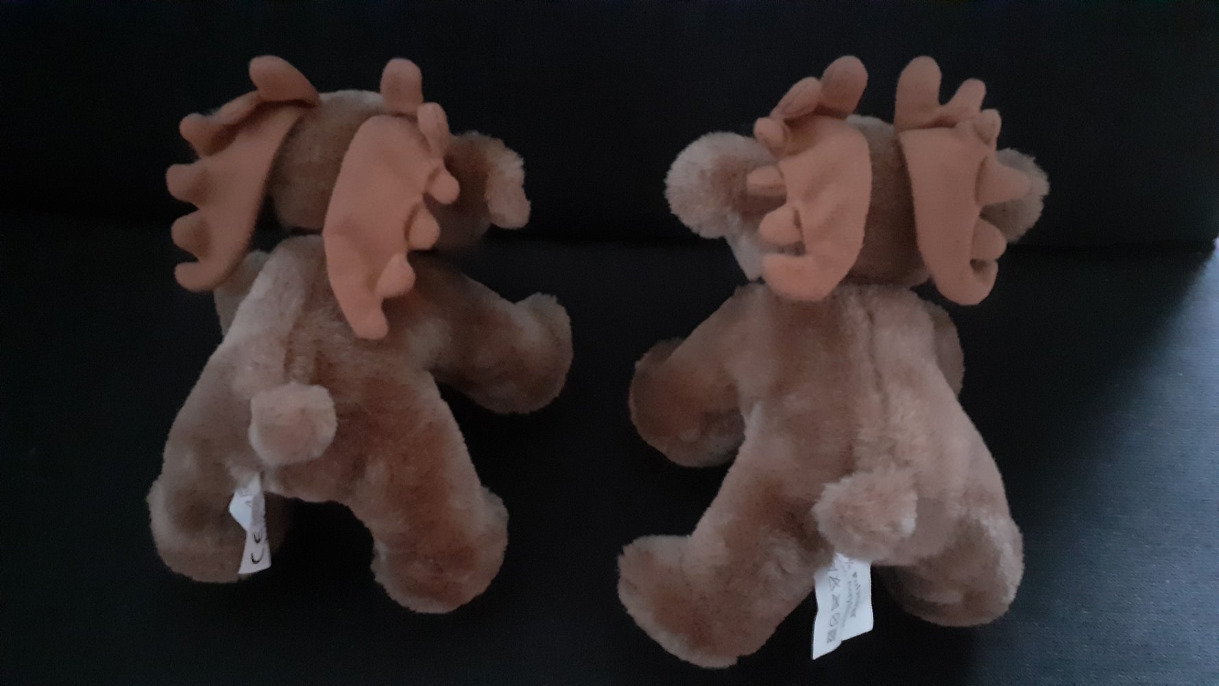 2x Stofftier Elch von Paget Trading