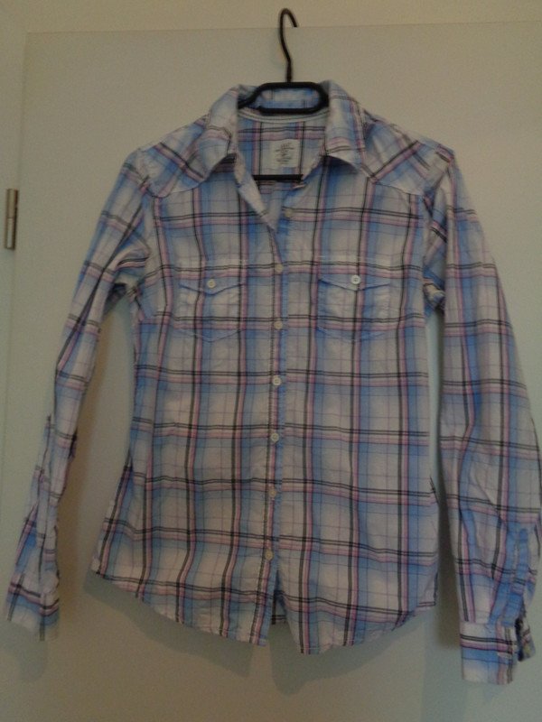 Hemd Bluse Langarm Gr. 34