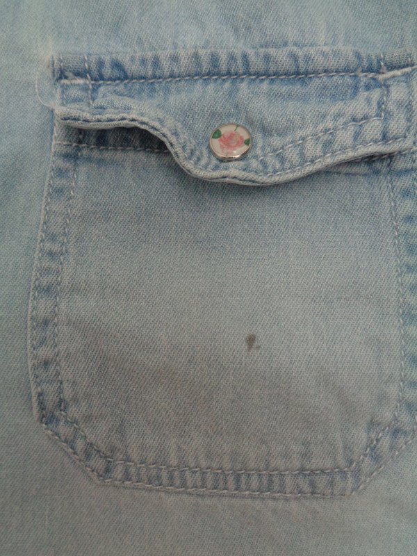 Jeansbluse Hemd Gr. 40 