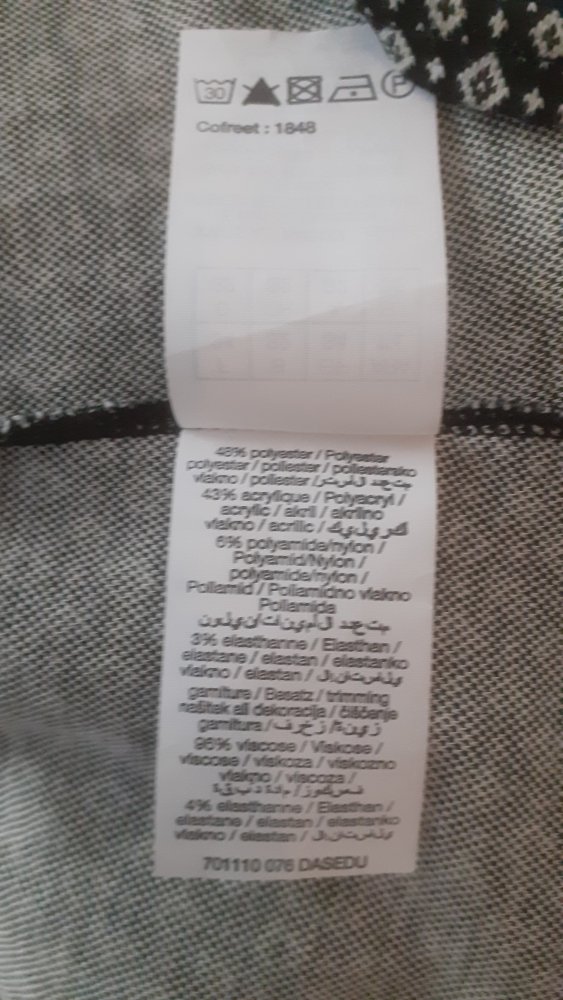 Langarmkleid Gr. 32