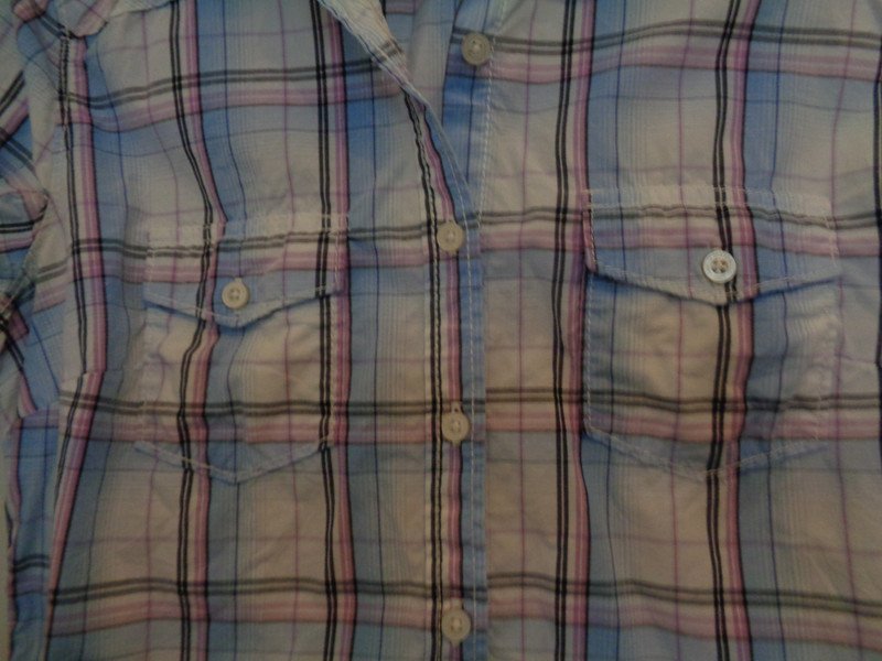 Hemd Bluse Langarm Gr. 34