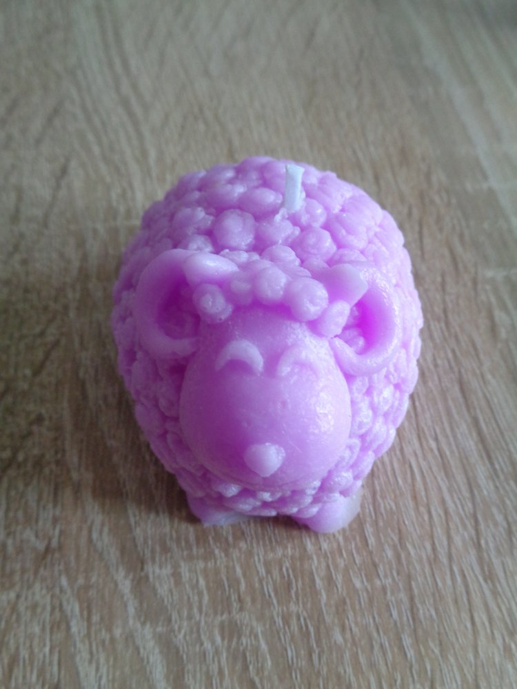Handmade Kerze Schaf