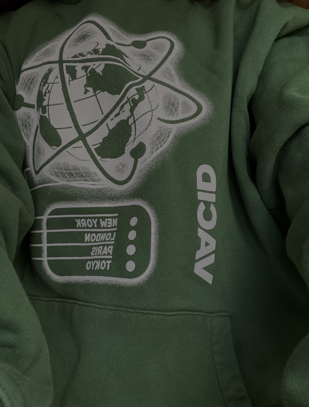 grüner Vacid Hoodie