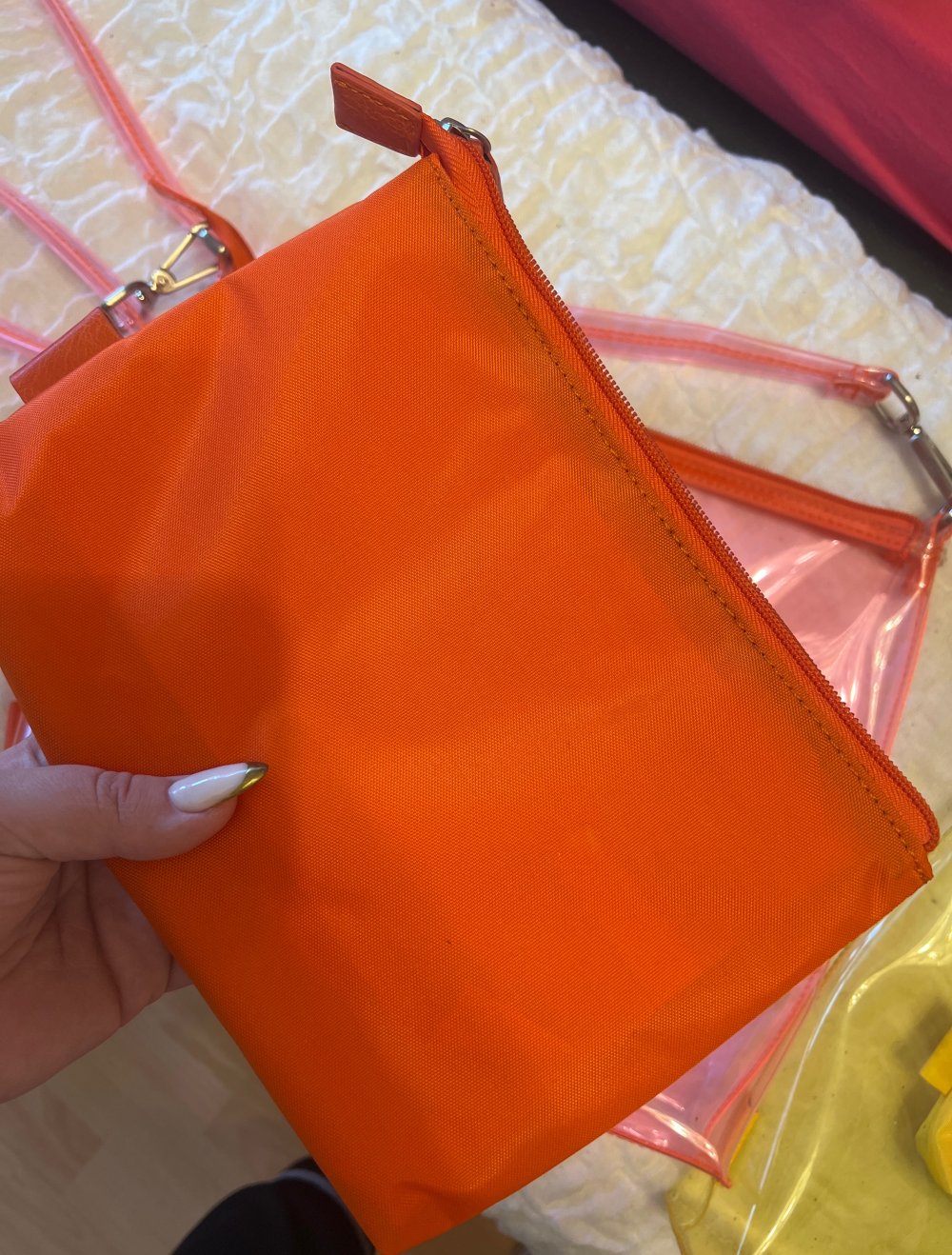 Neon Durchsichtige Sommertasche