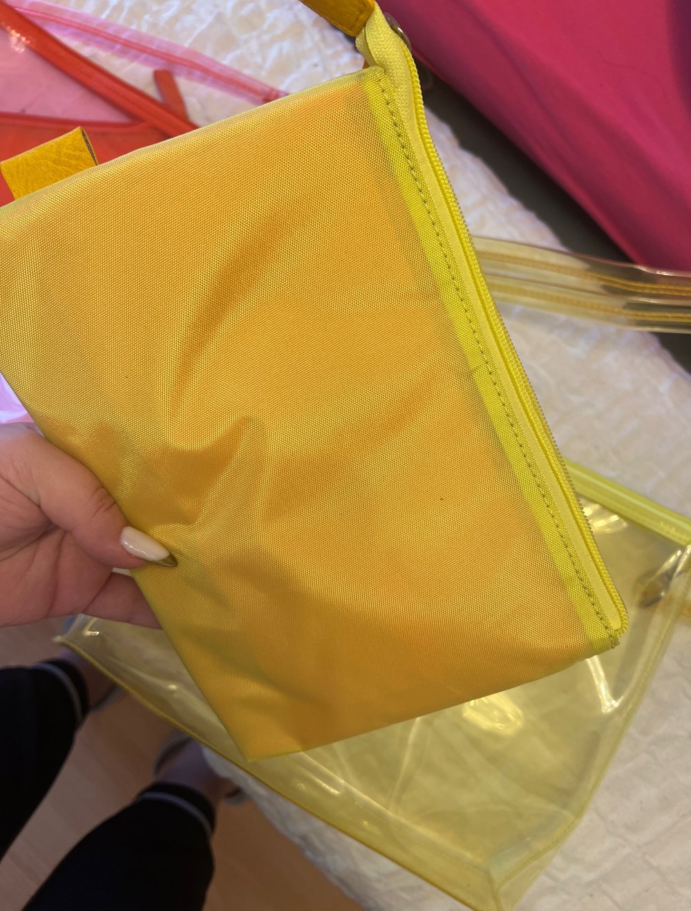 Neon Durchsichtige Sommertasche
