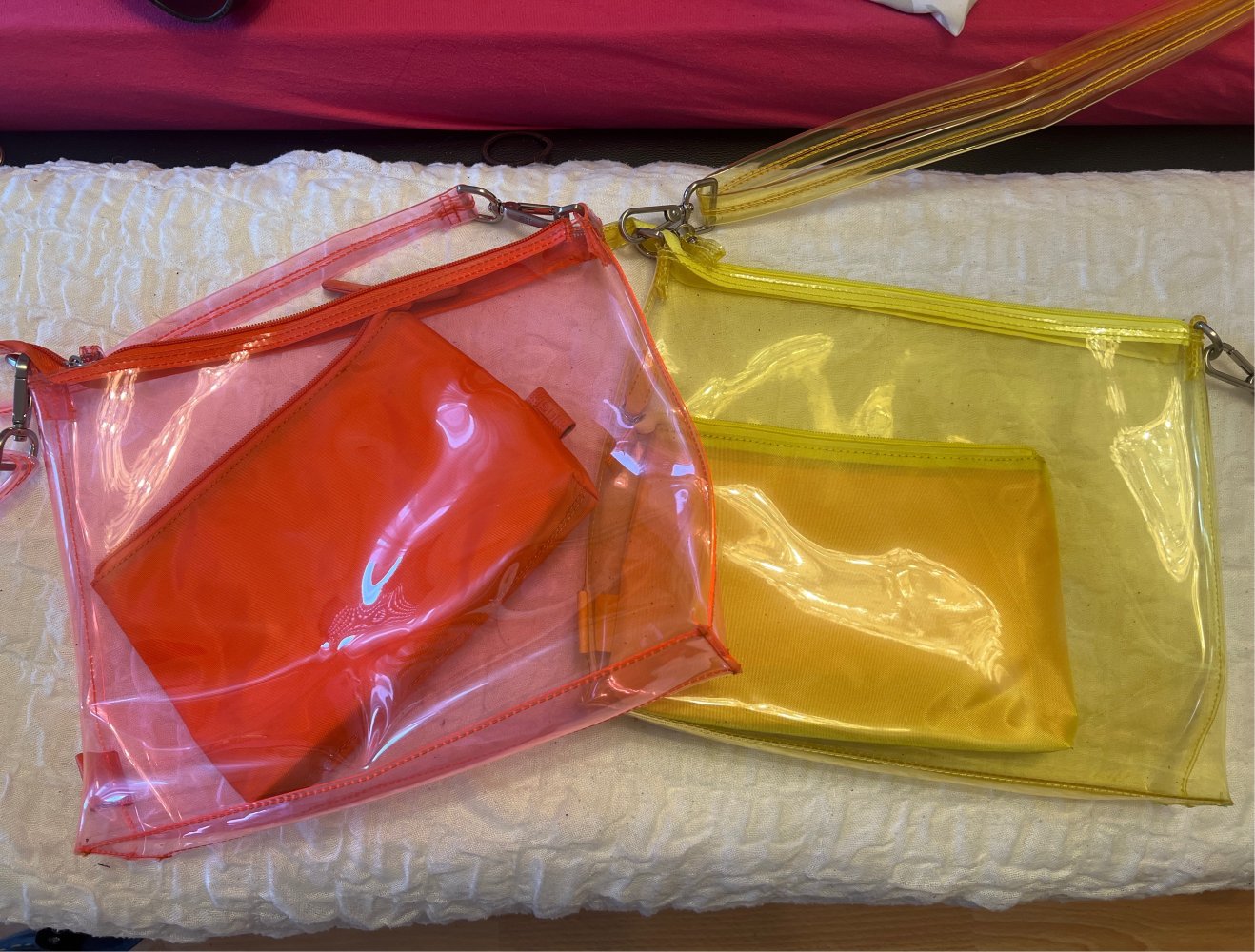 Neon Durchsichtige Sommertasche