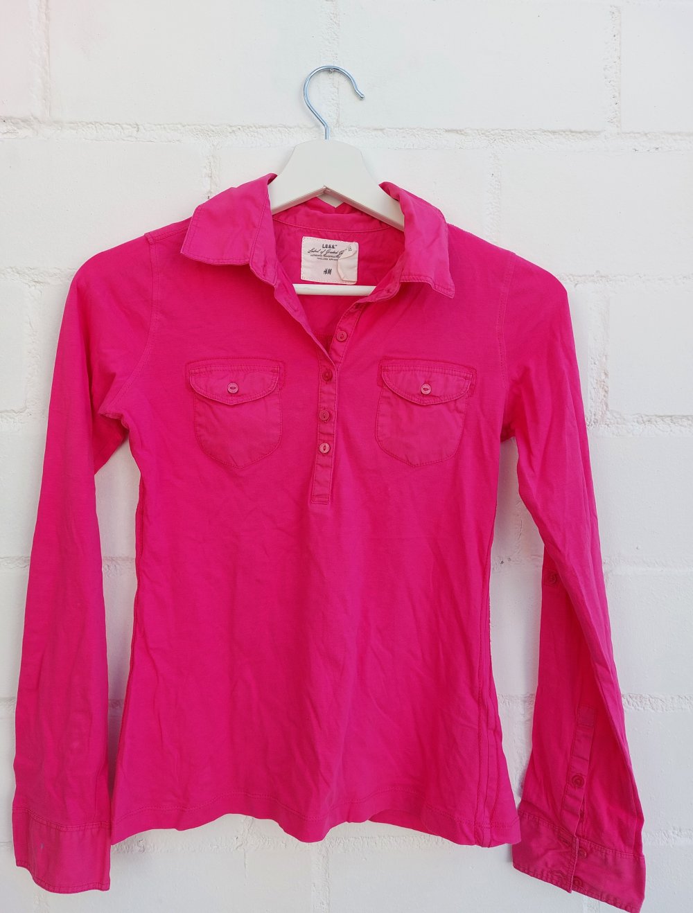 Bluse in rosa