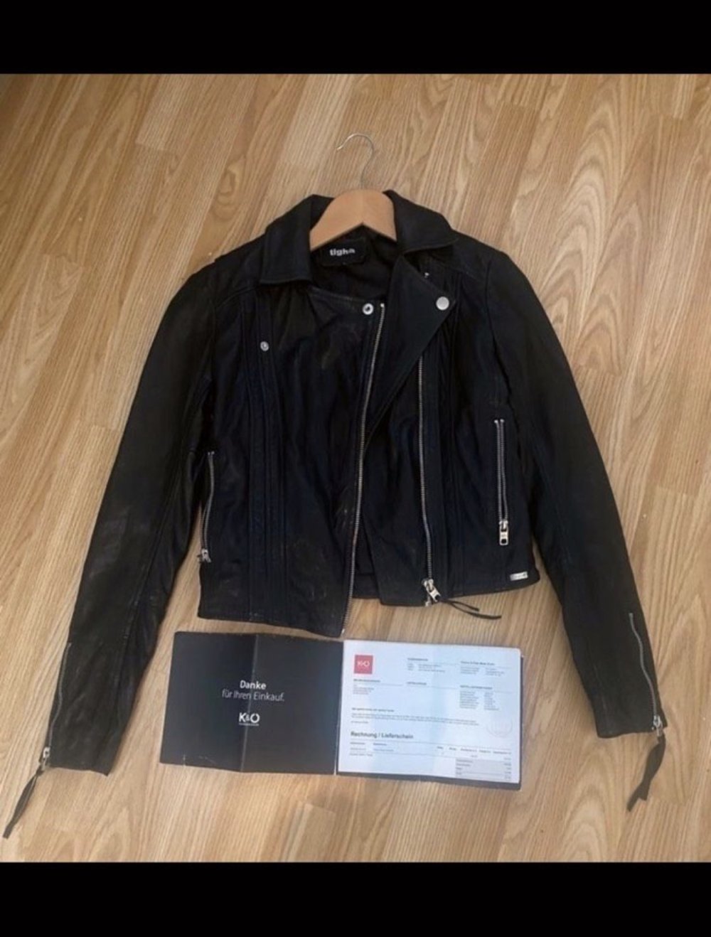 Tiger Lederjacke