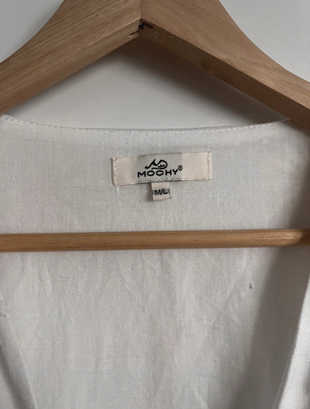 Umstandsbluse weiß mit Stick