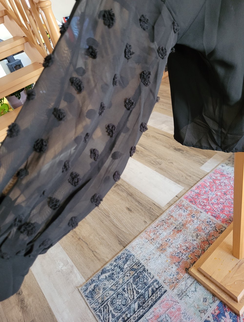 Jacke Ballonärmel Chiffon Cardigan