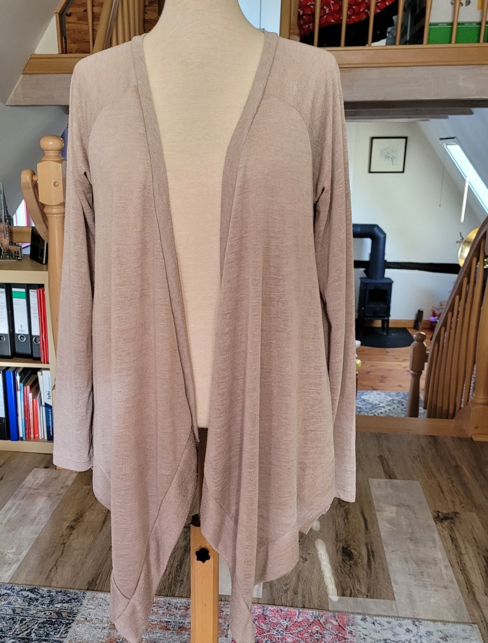 Asymmetrische Jacke Strickjacke