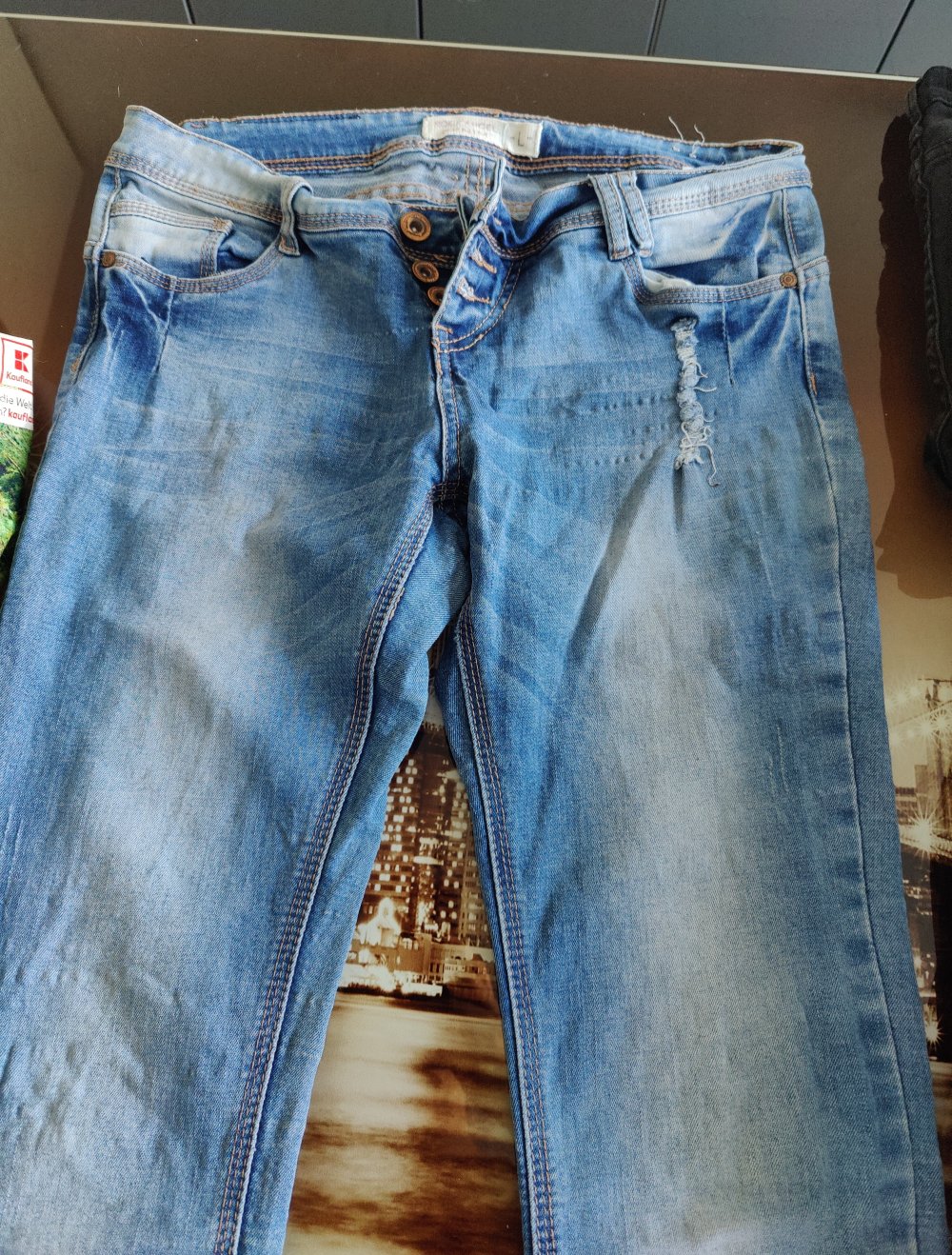 Jeans im Rockstil
