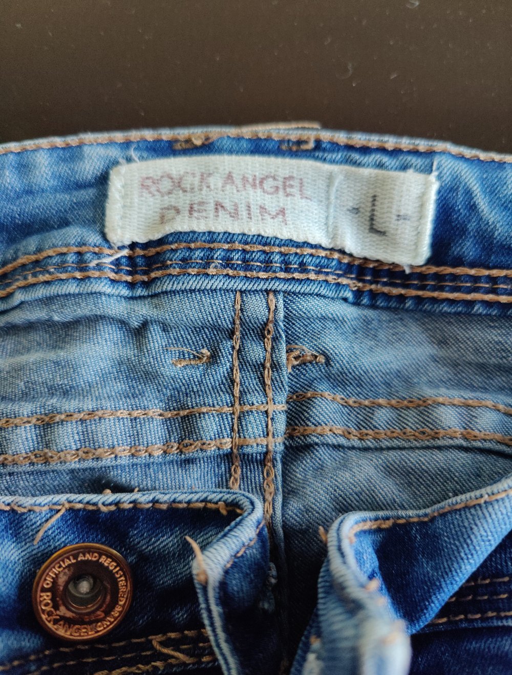Jeans im Rockstil