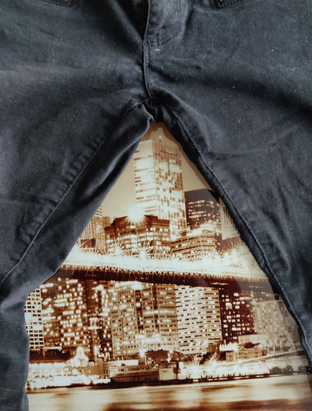 Jeans total bequem