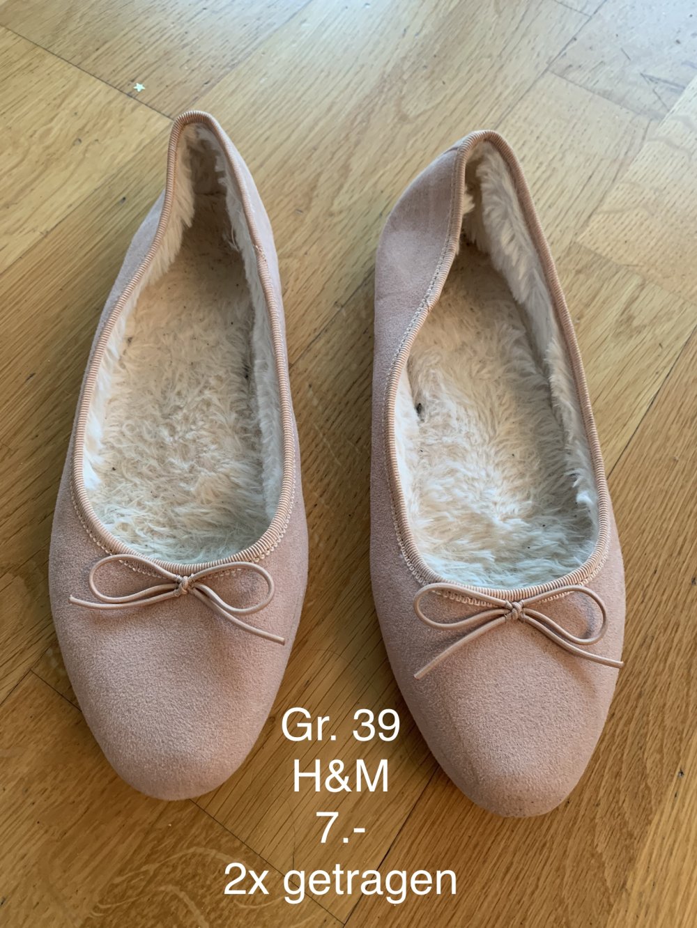 Gefütterte Ballerinas