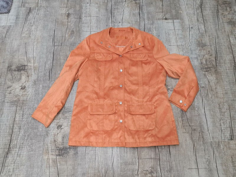 Hemd Übergangshemd Übergangsjacke Orange Gr. 44 Ultraskin