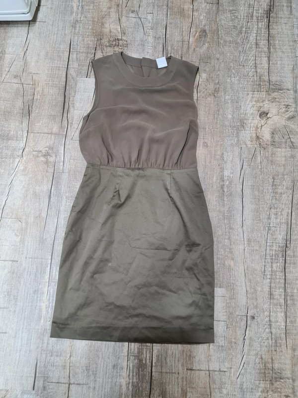 Schönes Minikleid khaki Gr. XS (34) Vero Moda Sommerkleid casual basic