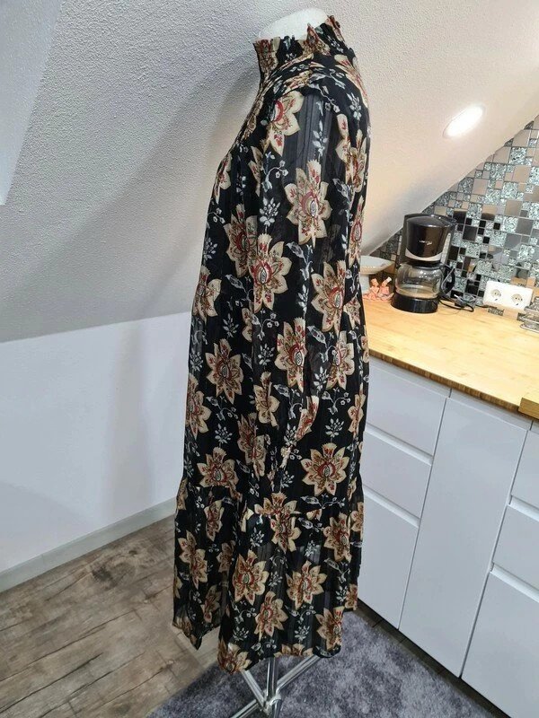 Midikleid Object Gr. 38 Neu € 70 Kleid Langarm