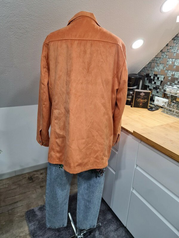 Hemd Übergangshemd Übergangsjacke Orange Gr. 44 Ultraskin