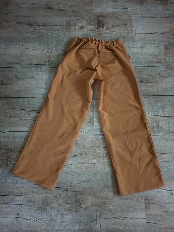 Weit geschnittene Hose Only, Gr. L, Länge: L32, Neu Braun Marlene Hose